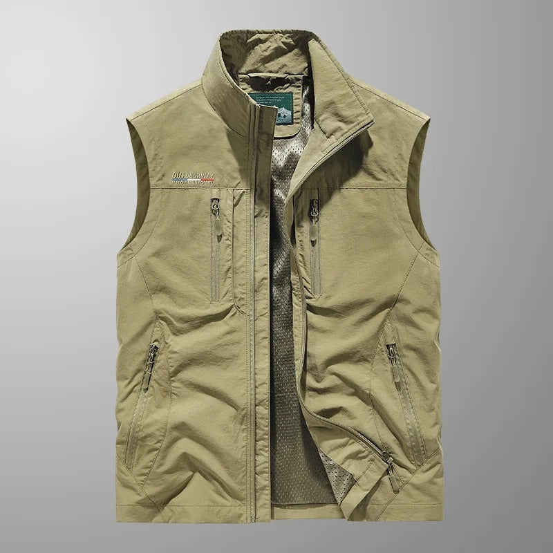 Tiziano | Gilet funzionale traspirante con numerose tasche