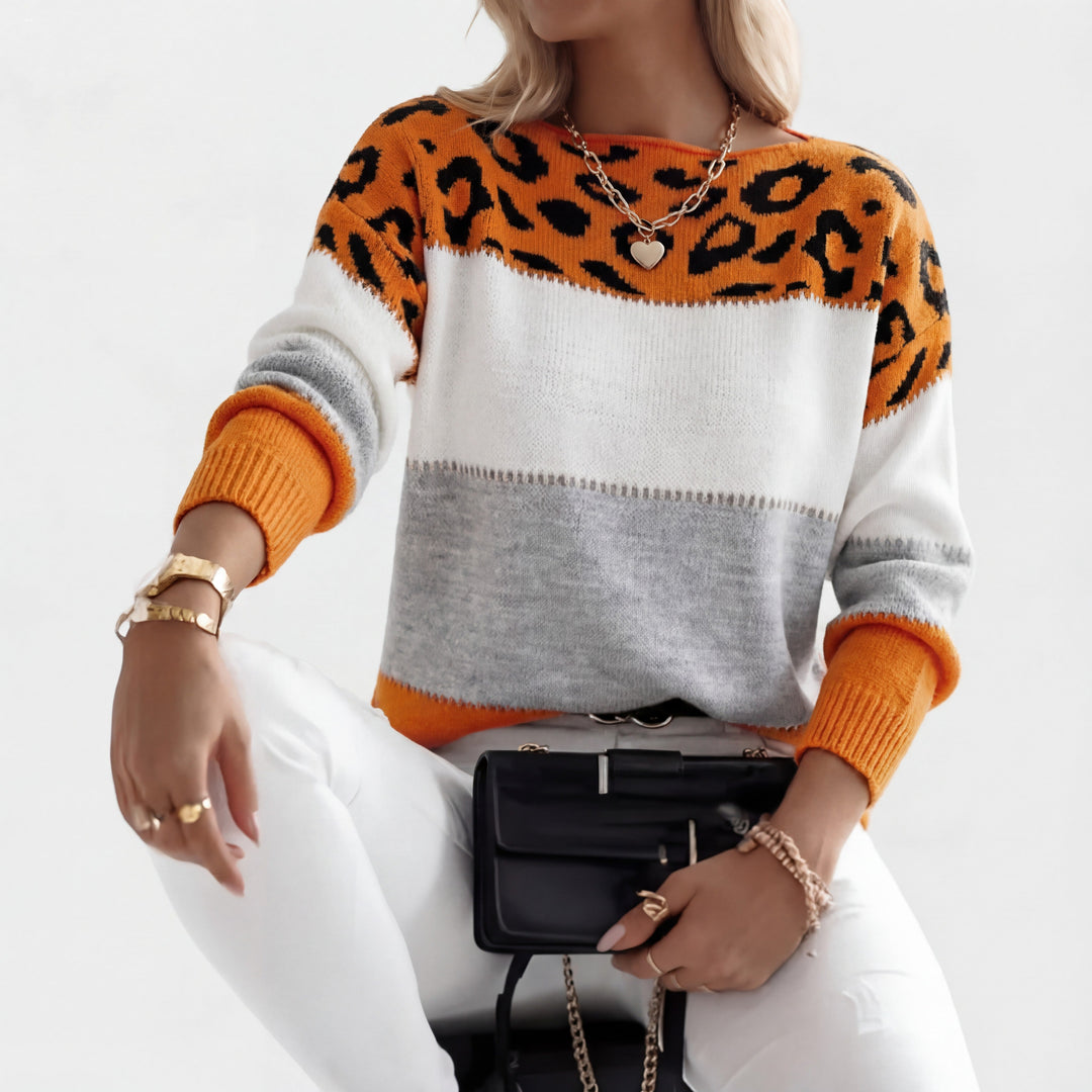 Eulalia | Maglione leopardato