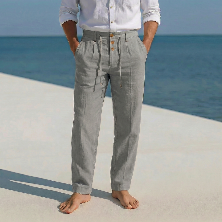 Mattia | Pantaloni estivi leggeri in lino