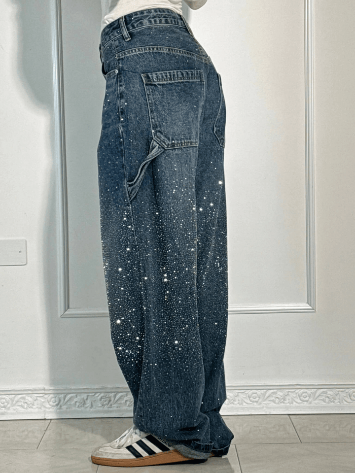 Laura | Jeans ampi con glitter