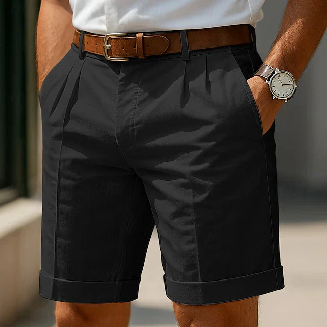Giacomo | Pantaloncini estivi a pieghe da uomo