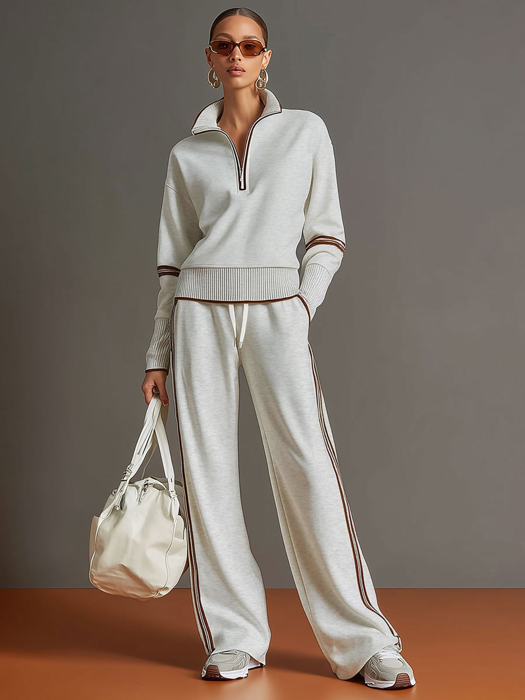 Marietta | Blusa e pantaloni a gamba larga