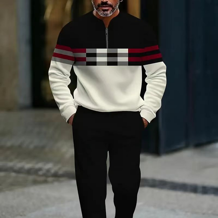 Gaspare | Completo casual da uomo con zip