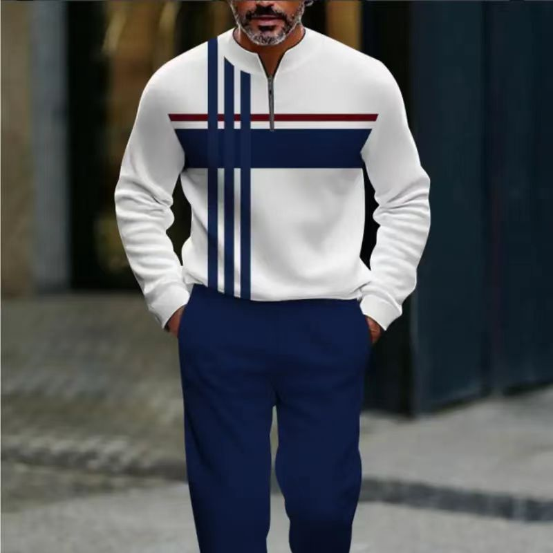 Gaspare | Completo casual da uomo con zip