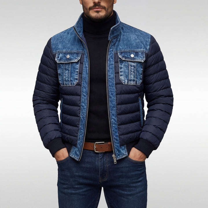 Filippo | Giacca di jeans classica doppiopetto
