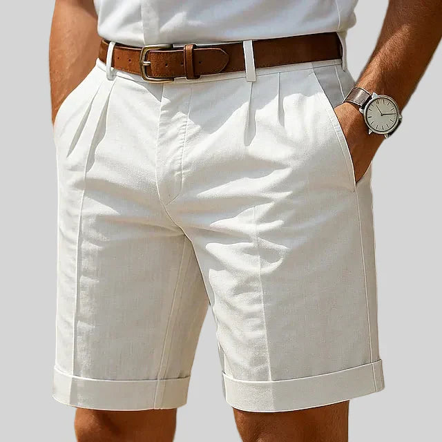 Giacomo | Pantaloncini estivi a pieghe da uomo
