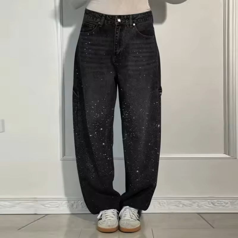 Laura | Jeans ampi con glitter
