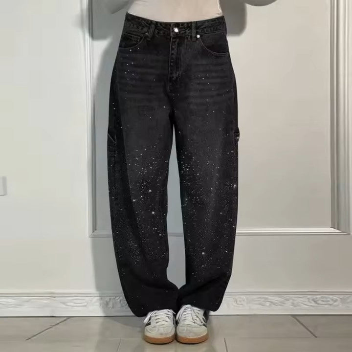 Laura | Jeans ampi con glitter