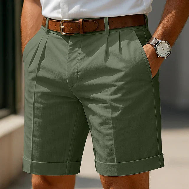 Giacomo | Pantaloncini estivi a pieghe da uomo