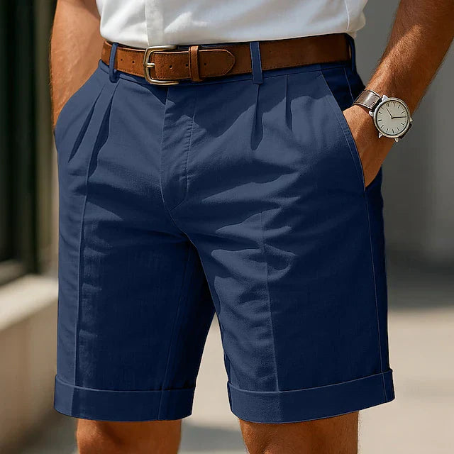 Giacomo | Pantaloncini estivi a pieghe da uomo